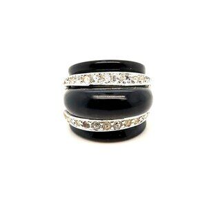 Kenneth Jay Lane Black Ring